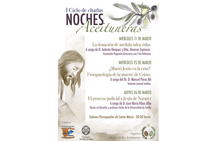 La donación de médula protagoniza la primera cita del ciclo «Noches aceituneras»