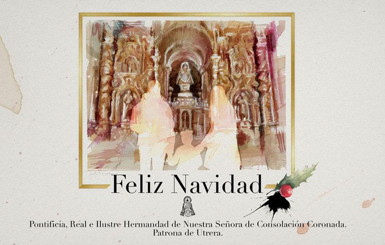 Siglos de peregrinos caminando hasta Consolación, la especial felicitación navideña de la hermandad de la patrona de Utrera