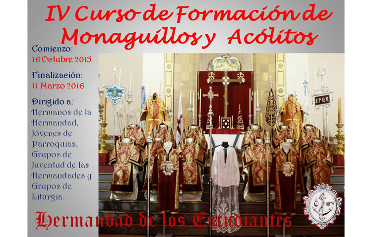 Curso de formación para acólitos y monaguillos en la hermandad de los Estudiantes