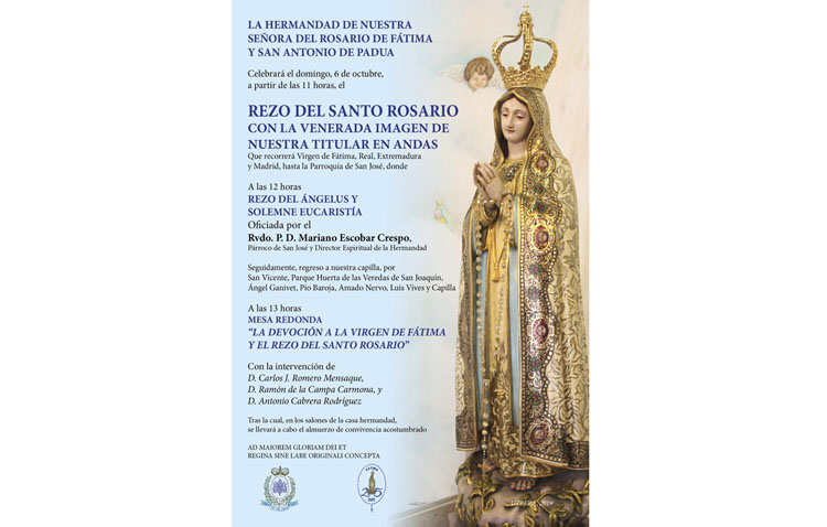 Visita de la Virgen de Fátima a la parroquia de San José y mesa redonda sobre esta devoción