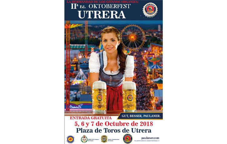 La fiesta de la cerveza «Oktoberfest» regresa a Utrera de la mano de la hermandad de los Gitanos