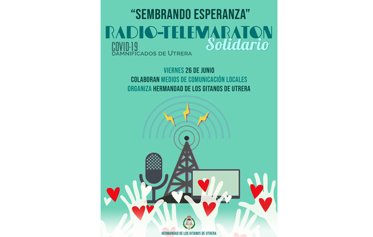 La hermandad de los Gitanos organizará un radiotelemaratón a beneficio de los afectados en Utrera por la crisis del Covid-19