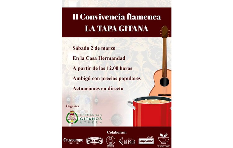 Un sábado para disfrutar de una convivencia flamenca en torno a una ‘tapa gitana’
