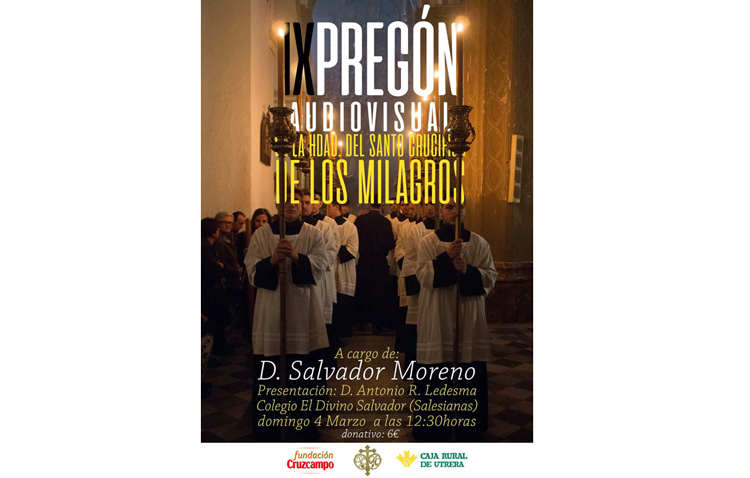 La hermandad de los Milagros organiza su pregón audiovisual de la Semana Santa de Utrera