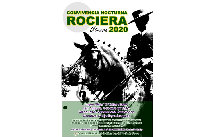 La hermandad del Rocío organiza una convivencia nocturna pro-construcción de su casa-hermandad