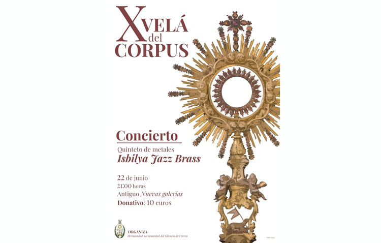 Concierto de un quinteto de metales para celebrar la fiesta del Corpus Christi