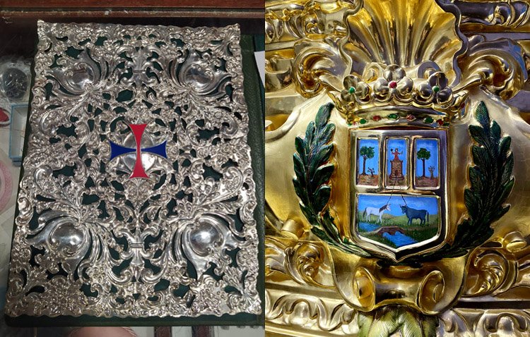 La hermandad de la Trinidad estrena libro de reglas y «utreraniza» el paso de la Borriquita