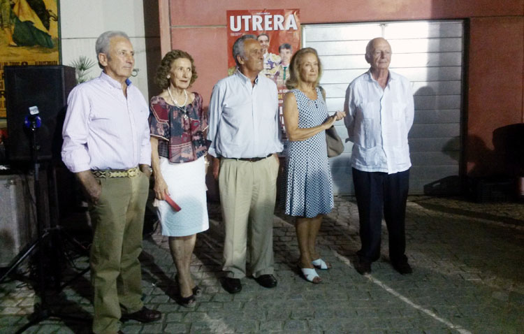 Utrera homenajeó a la familia Guardiola