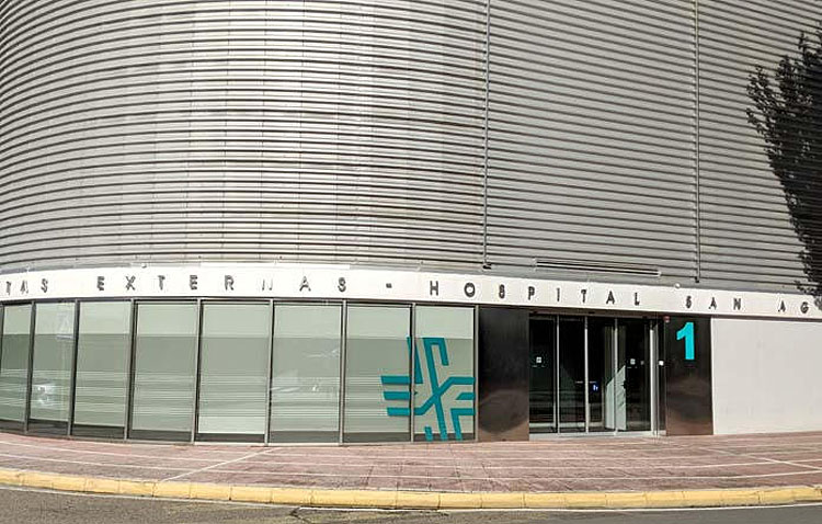 La actividad asistencial íntegra vuelve a la normalidad en el Hospital San Agustín
