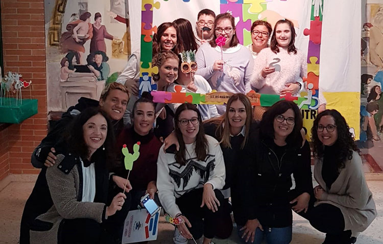 Un «día de las diferentes capacidades» con todos los alumnos utreranos de Educación Especial en el instituto José María Infantes