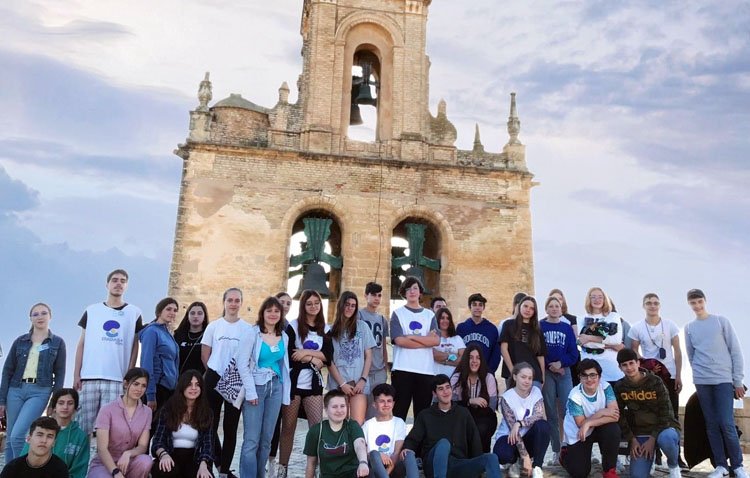 El instituto utrerano José María Infantes abre sus puertas a un grupo de estudiantes alemanes