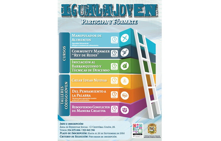 Cursos y talleres para fomentar el empleo entre los jóvenes