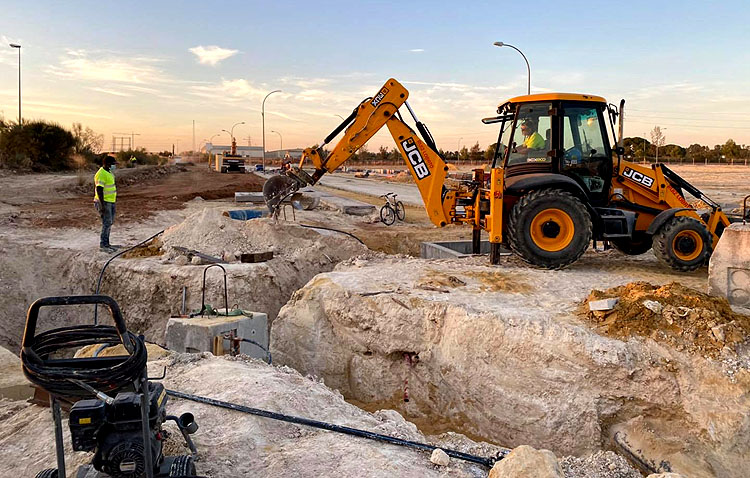 Las obras de urbanización del nuevo polígono «Innova Torno» avanzan «a toda máquina»