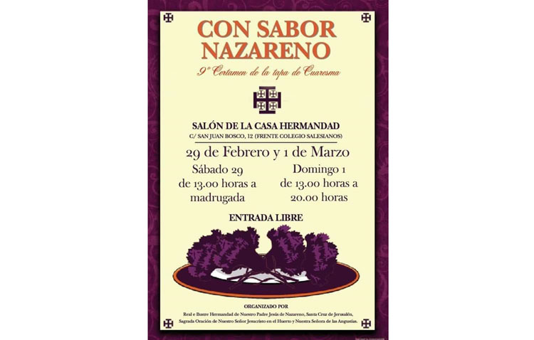 Certamen de la tapa de Cuaresma en la hermandad de Jesús Nazareno