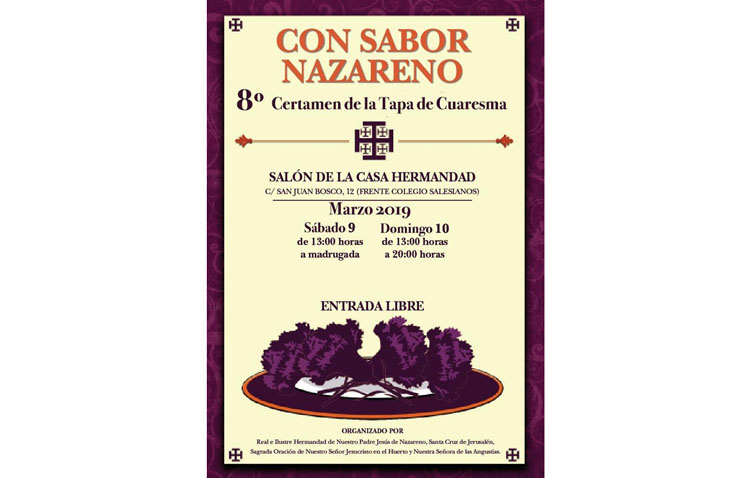 Un certamen de la tapa de Cuaresma en la casa-hermandad de Jesús Nazareno