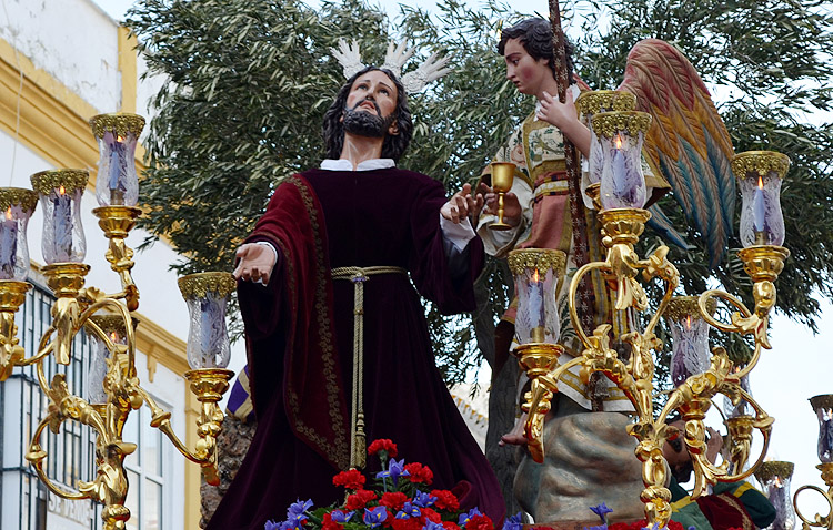 Retirada al culto la imagen del Señor Orando en el Huerto para su restauración