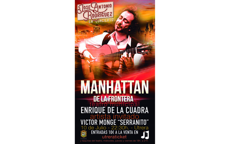 «Utrera Suena» abre las puertas de las «Noches de julio» con un concierto del prestigioso guitarrista José Antonio Rodríguez