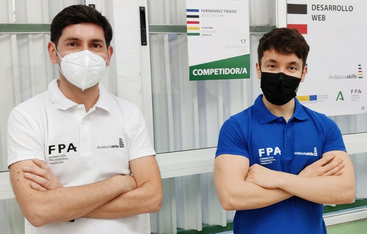 El joven utrerano José Cristian Fernández, presente esta semana en el campeonato nacional de Formación Profesional