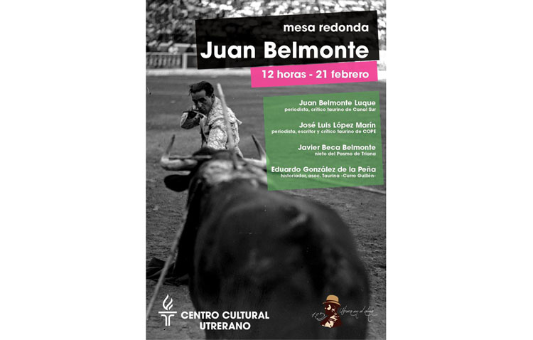 Mesa redonda sobre el torero Juan Belmonte en el «Casino»