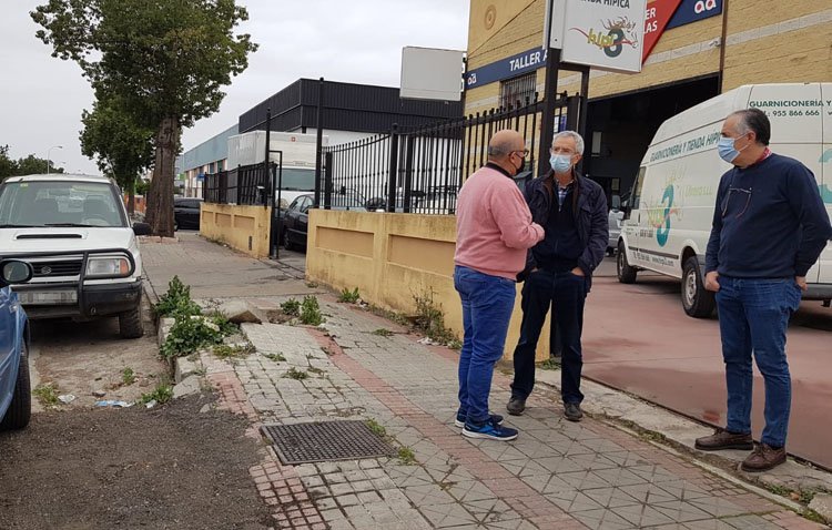 Juntos por Utrera critica la «arbitrariedad» en la ejecución de las obras en el polígono industrial El Torno