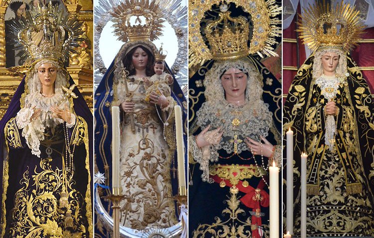 Utrera celebra la solemnidad de la Inmaculada Concepción con cuatro veneraciones marianas