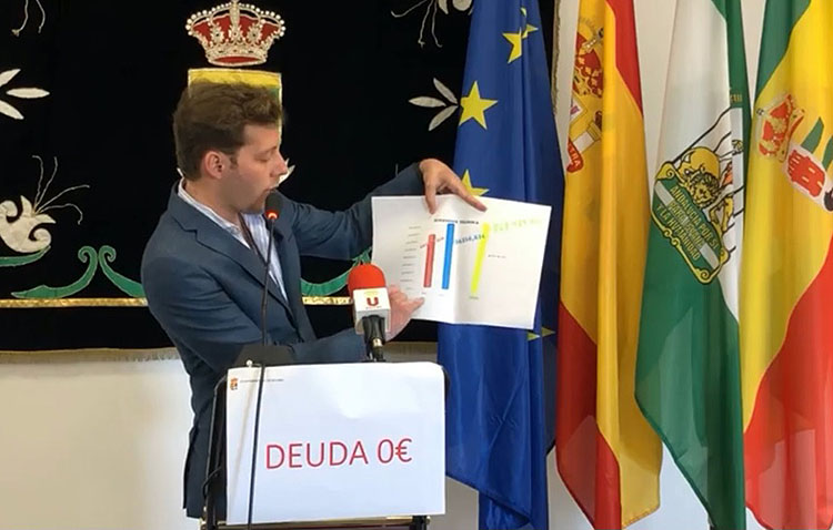 El Ayuntamiento de Los Molares, camino de alcanzar la «deuda a cero» tras «el esfuerzo» de dos años de gobierno del PP