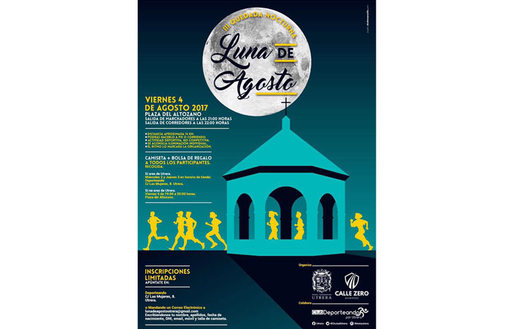 Noche de deporte en Utrera con «Luna de agosto»