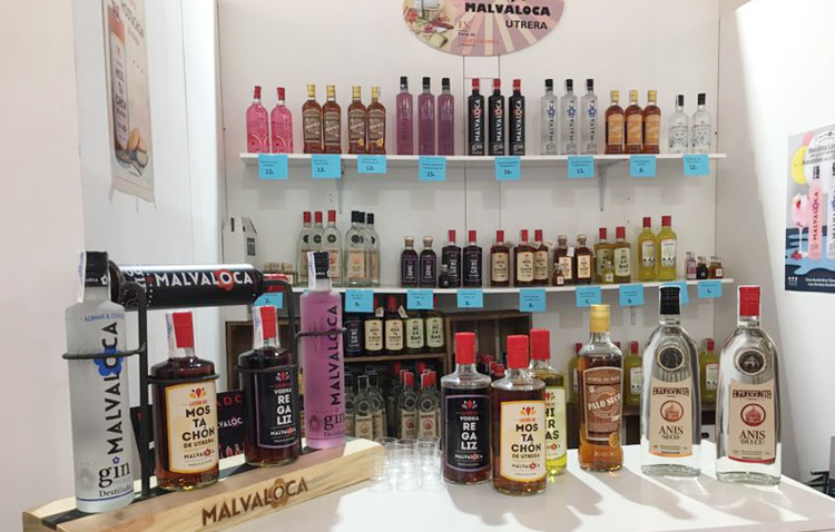 La empresa utrerana Malvaloca, presente en la feria provincial de gastronomía y artesanía