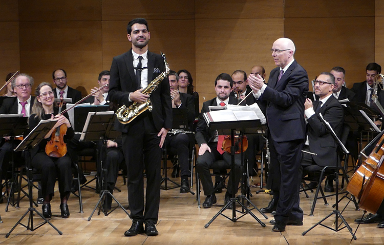 Un joven saxofonista utrerano que se hace hueco en Reino Unido