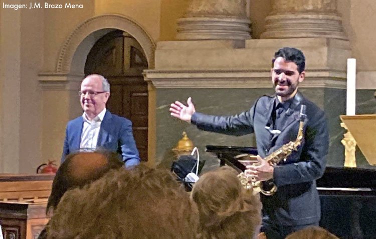 Brillante concierto del saxofonista utrerano Manu Brazo en Londres, donde presentó temas de su nuevo disco