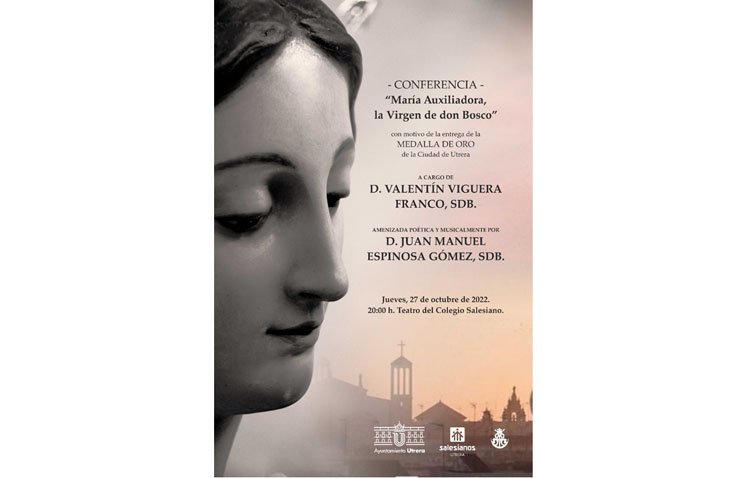 Una conferencia hablará este jueves en Utrera de ‘María Auxiliadora, la Virgen de Don Bosco’