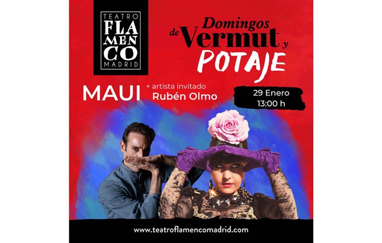El conocido bailarín Rubén Olmo ‘cocinará’ con la utrerana Maui su ‘Domingo de vermut y potaje’