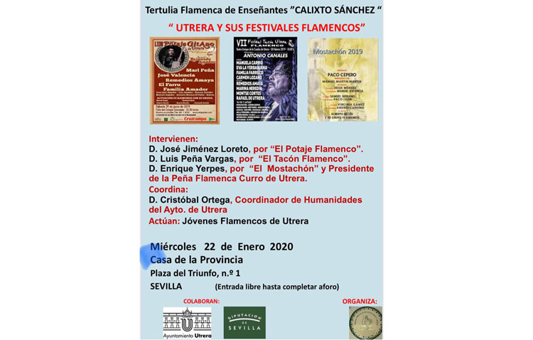 Una mesa redonda hablará en Sevilla de los festivales flamencos de Utrera