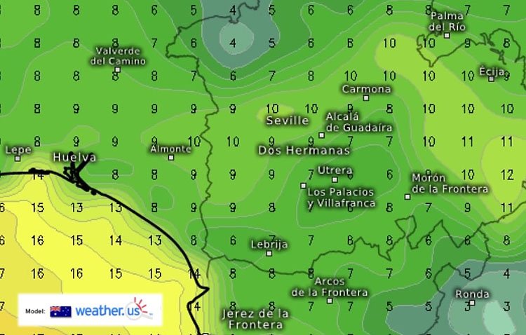 Utrera afronta una Madrugá con bajas temperaturas