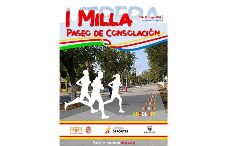 El paseo de Consolación será punto de encuentro para los amantes del atletismo con la celebración de una milla