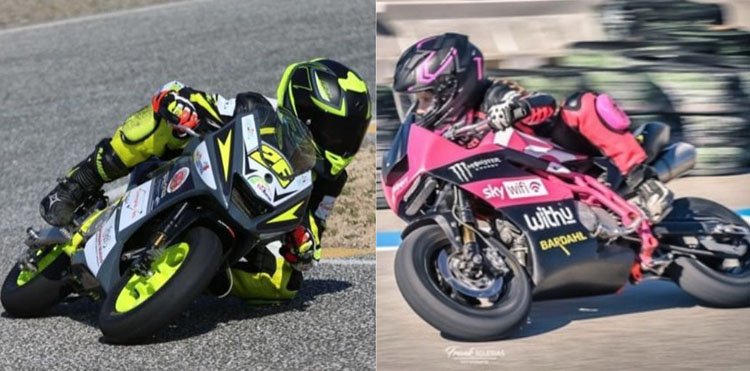 Diego y Claudia Vallejo, dos hermanos utreranos que brillan en el mundo del motociclismo