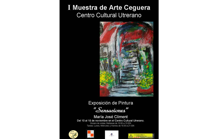 Una «muestra de arte ceguera» a cargo de la utrerana María José Climent