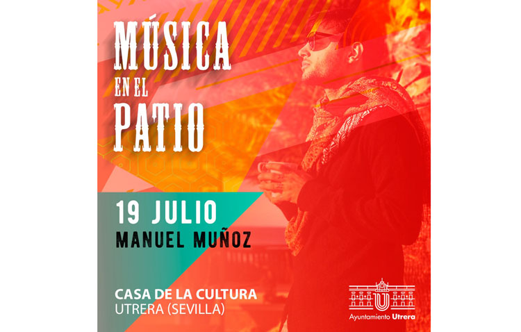El ciclo «Música en el patio» comienza este viernes con el cantante sevillano Manuel Muñoz