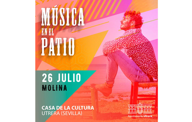 Molina llega en concierto a Utrera gracias al ciclo «Música en el patio»