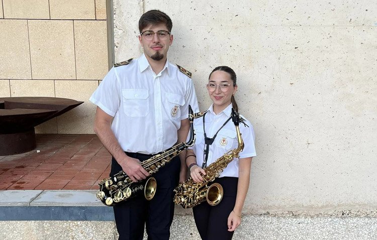 Dos jóvenes músicos de Utrera, presentes en el encuentro de la Federación Andaluza de Bandas de Música