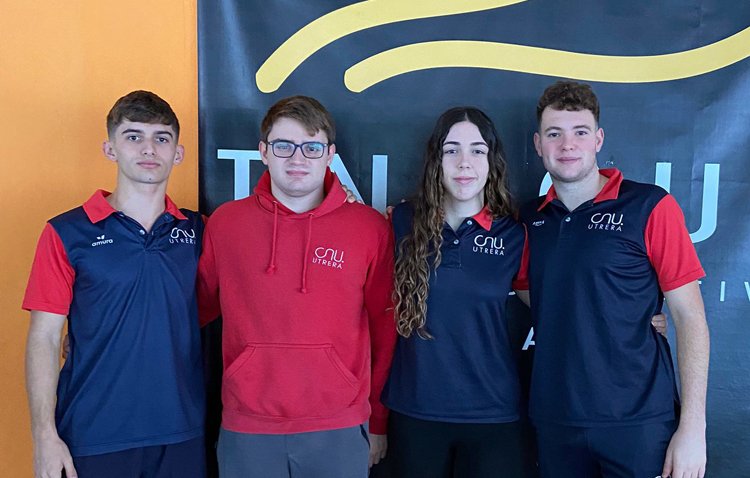 Buenos resultados para el Club Natación Utrera en el campeonato de Andalucía absoluto-júnior open de invierno