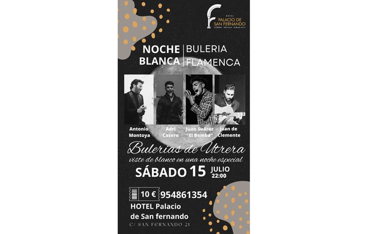 Una noche de compás por bulería para disfrutar de una velada veraniega en el hotel ‘Palacio de San Fernando’