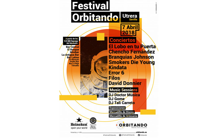 Música, exposiciones y mercadillos, este sábado en Utrera con el festival «Orbitando»