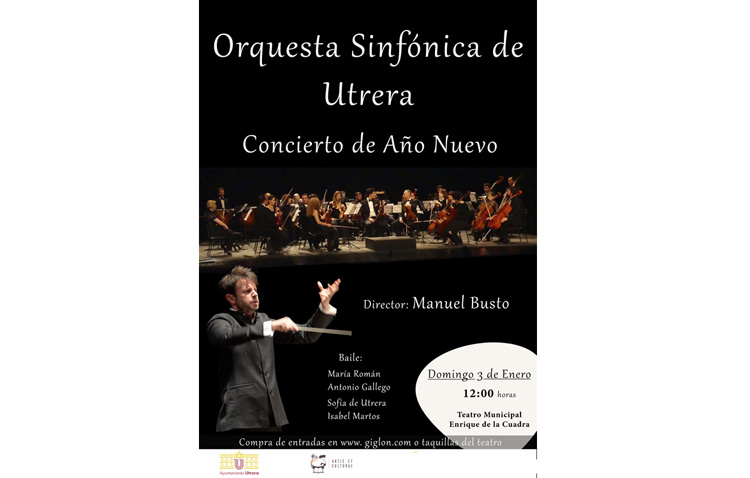 Concierto de año nuevo con la orquesta sinfónica de Utrera