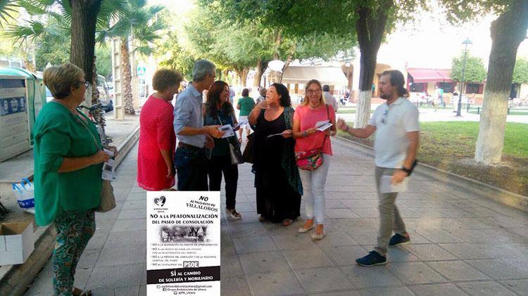 El PA señala el «despilfarro» y el «ridículo» de Villalobos sobre la reforma del paseo de Consolación