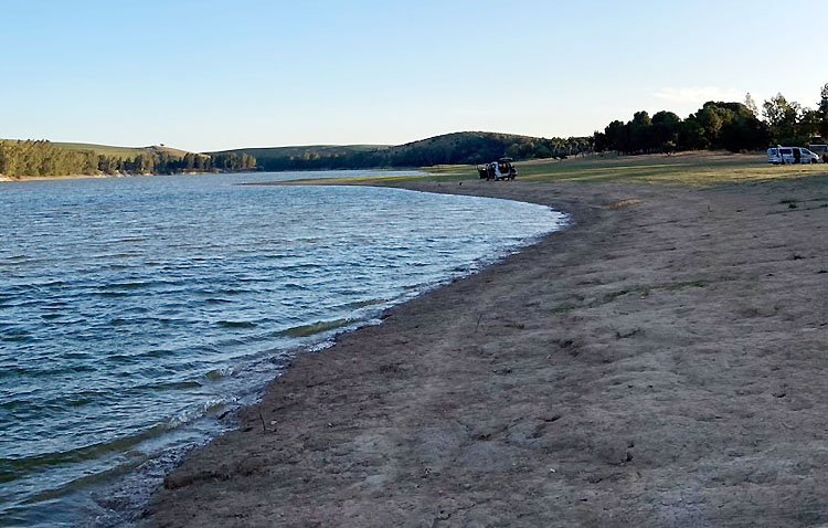 El embalse Torre del Águila, el segundo con menos agua de toda la provincia