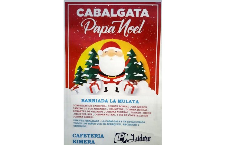 Papá Noel visita este viernes Utrera para recorrer la barriada La Mulata en una cabalgata