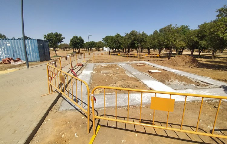 El parque del V Centenario continúa la renovación de sus instalaciones con un proyecto muy demandado por los ciudadanos