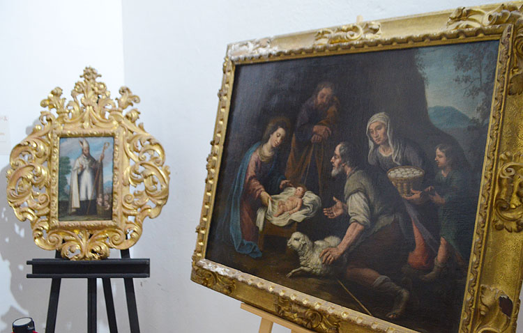 La parroquia de Santiago recupera su patrimonio pictórico (IMÁGENES)