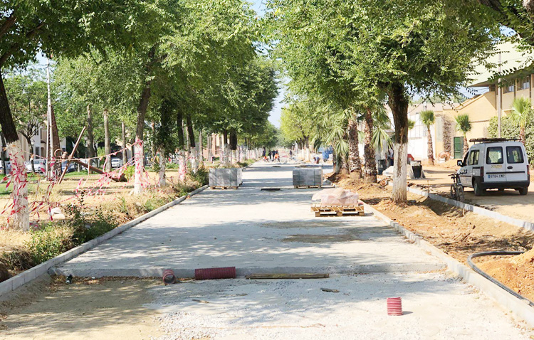 La renovación de una tubería de agua en el paseo de Consolación «pondrá fin a las incidencias de los últimos años»